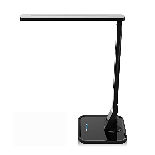 Fugetek LED Table Desk Office Lamp, 5-Levels of Brightness, Dimmable, Touch Sensor Panel