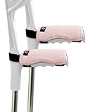 SPRING SEAON Unterarmgehstützen Griffpolster – Weiche Schaumstoff Handpolster für Krücken, Rutschfest & Bequem, Schmerzlinderung beim Gehen, Universal passend für Unterarmkrücken, 2 Stück