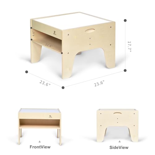 Table lumineuse sensorielle avec rangement pour jeu éducatif - 4