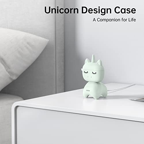 Sodi Airpods Pro Case Cute - Airpods Pro Case Cover For Women, Accessories For Airpod Pro, Case Funny, Silicone Airpod Pro Case Women, Green #TOP1