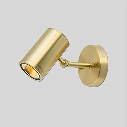 Spot chic et suspension moderne en cuivre pour miroir de salle de bain
