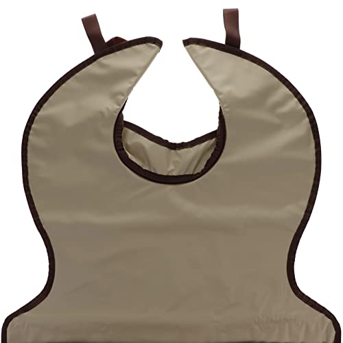 HSB 109404, Adult, with Collar, Beige, Protective Dental X-Ray Apron with Durable Lead Shielding – Comfortable & Secure Fit for Patient Safety
