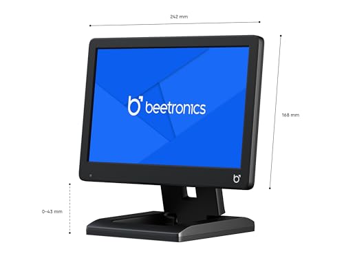 Image of Beetronics 10 Inch Professional Monitor - Full HD 1080p IPS Display | High-Performance, Durable Plastic Housing | HDMI, VGA, BNC, RCA Inputs | Matte Screen, 24 /7 Operation, Wide Viewing Angles | 10HD7