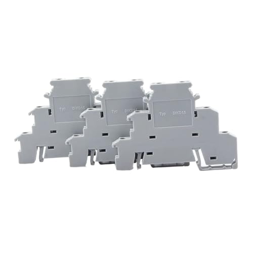 Bloque de terminales de riel DIN de 3 niveles DIKD-1.5, la solución compacta para tres cables