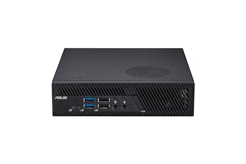 Image of ASUS PB63 Full System Mini PC with Intel Core i3-14100 Desktop Processor, 8GB DDR5-4800 MHz RAM, 256GB PCIe G4x4 NVME SSD, Wi-Fi 6 & Bluetooth 5.2, USB-C, VESA Mount, Keyboard and Mouse Included