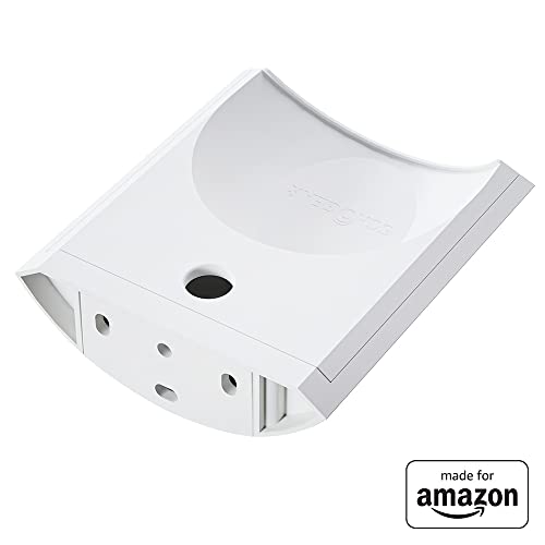 Fixation murale pour étagère, « Made for Amazon » pour Echo Pop (Modèle 2023), Blanc glacier