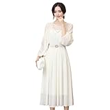 [Collecala] ランタンスリーブドレス スパンコールレース フレア ロング 結婚式 ワンピース パーティードレス オケージョンドレス お呼ばれ 二次会 成人式 同窓会 ワンピース レディース春 秋物