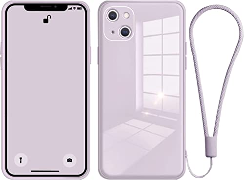 Coque iPhone 13 anti-rayures verre trempé avec cordon contre les chutes