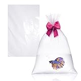 APQ Pack of 100 Plastic Fish Bags 12 x 18. Clear Polyethylene Bags 12x18. FDA, USDA Approved, 2 mil. Open Ended Bags for Packing and Storing. Poly Bags for Industrial, Food Service, Healthcare Needs.
