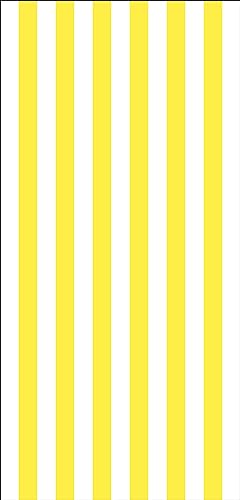 Romantic Angels Microfiber Beach Towels Oversized Quick Drying Bath Towel Stripe Absorbent Bath Towel for Travel Summer Sport Swimming Pool Yoga Camping(Yellow 28*60)