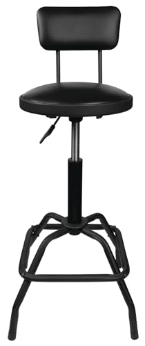 Image of Performance Tool W85016 Pneumatic Stool w /Removable Backrest