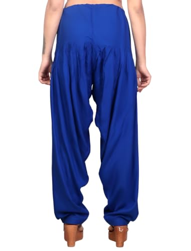 Image of FASHION GALLERY Women's Rayon Relaxed Fit Patiala Salwar with Full Length Drawstring Closure Type and Flexible Waist | Patiala Pant for Woman Free Size Fit Upto XXL
