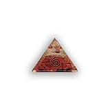 LAMARE - Pirámide de Orgonita con Jaspe Rojo - Equilibrio...