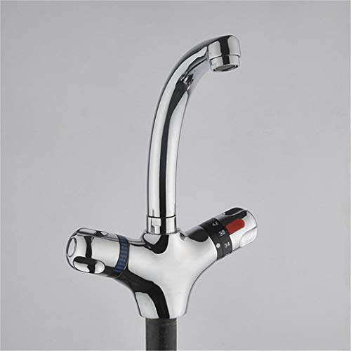 Robinet mitigeur thermostatique de cuisine anti-brûlure