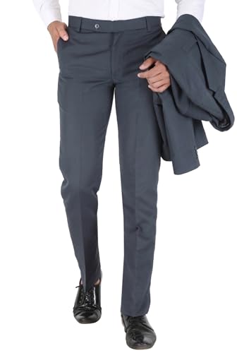 Image of Formal Pants for Men Office Wear - Premium Regular Fit Formal Trouser for Men, Boys, Gents Bottom Formal wear for Office Meeting, Party, Gathering, Wedding