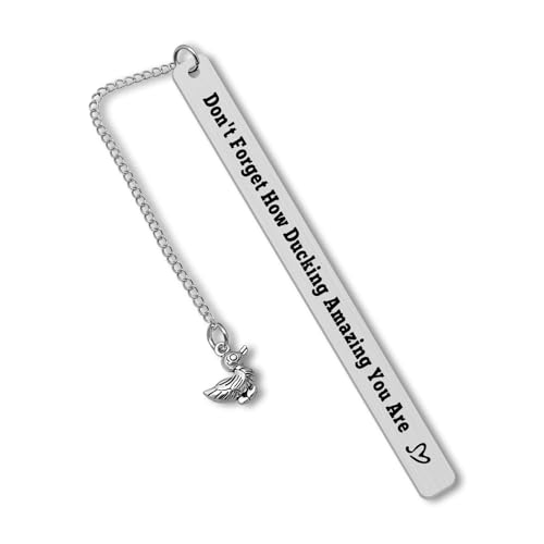 Duck Theme Inspirational Bookmark
