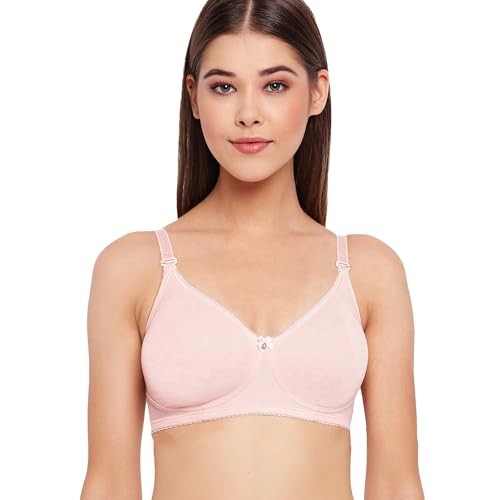 Image of Enamor A055 Comfort Shaper Cotton Plus Size T-Shirt Bra for Women- High Coverage, Non Padded and Wirefree