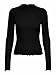 ONLY Damen Onlemma L/S High Neck Top Noos JRS Langarmshirt, Schwarz (Black Black), S