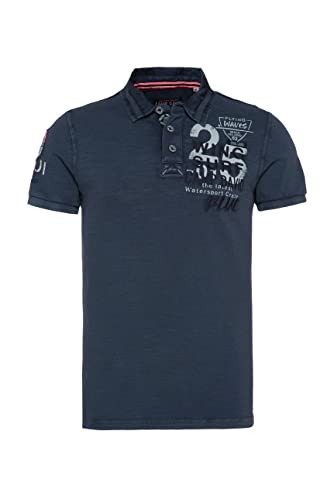 Preisvergleich Produktbild Camp David Herren Shirt blau / hellgrau L