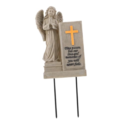 Abaodam Décoration De pour Tombe Pot De Fleurs avec Pointes Support De Vase De Cimetière Ornement Commémoratif pour Fleurs Vase pour Tombale avec Pointes Décorations Funéraires