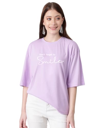 Image of KOTTY Quirky Printed T-Shirt for Women | Fun & Playful | Casual Chillwear