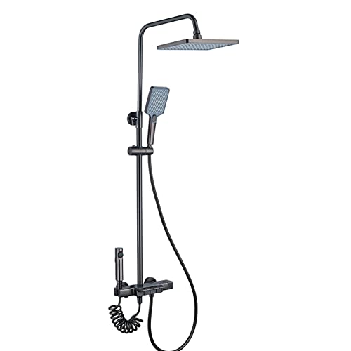 Système de douche exposé résolvant le manque de pression avec douche à main - 2