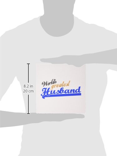 3dRose LLC 8 x 8 x 0.25 Inches Mouse Pad, Worlds Greatest Husband Romantic Marriage Or s for Him Best Hubby (mp_151306_1) - Image 3