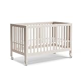 Picture of MAMAZING EvoNest Baby Crib, 11 in 1 Convertible Crib with Wheels, 100% New Zealand Wood Growing Bed, 4 Adjustable Mattress Height,Washed Natural