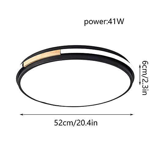 Plafonnier LED rond encastré JCAKES vert 52cm dimmable économie énergie