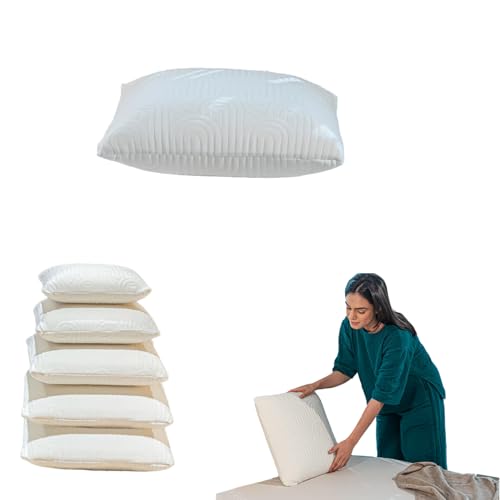 Image of The White Willow Moulded PU Foam Square Cushion Insert Pillow Filler 18 Inch X 18 Inch for Sofas & Bed