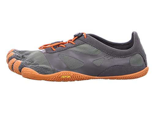 Vibram Men's KSO EVO Cross Training Shoe, Grey/Orange, 41 EU/8.5-9 M US