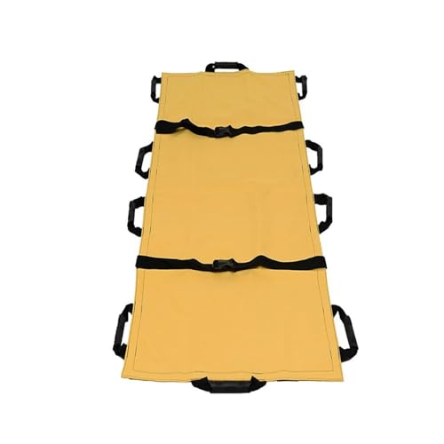 Civière d'urgence pliable en toile souple avec 12 poignées et sac de transport