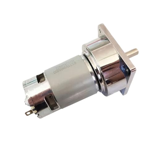80kg.cm Large Torque 5~500rpm 35W 775 12V DC Gear Motor 24V Electric Machine Reducer for Electric Tools Customized(Package A,24V 15rpm)