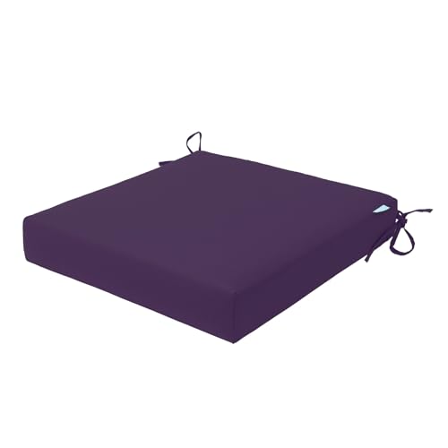 Image of QILLOWAY Outdoor Chair Cushion Set with Strings,Replacement Outdoor Cushions for Patio Furniture.(Purple)