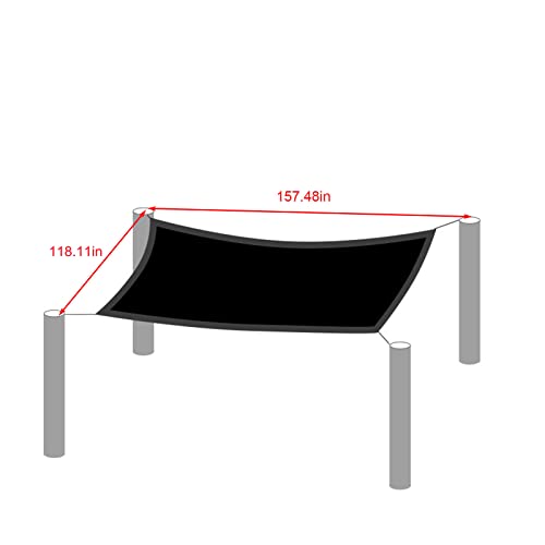 Rectangle 10' X 13' Sun Shade Sail, Uv Block Sunshade Canopy, Sand Durable Sun Shade Canopy For Garden Backyard Outdoor Facility And Activities #TOP7