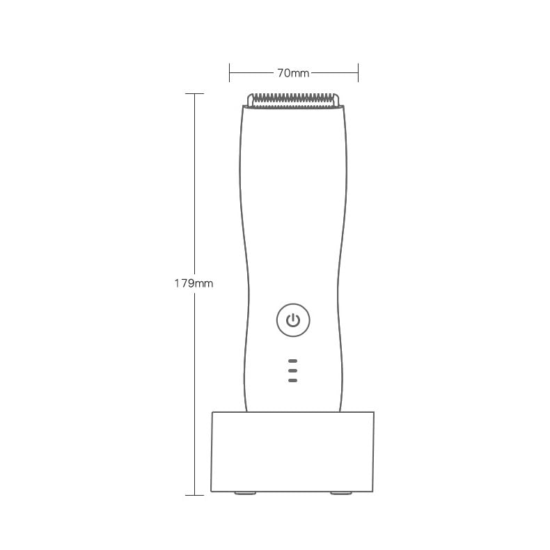 Afeitadora Eléctrica MVNOIRE con protección contra agua miniatura 5