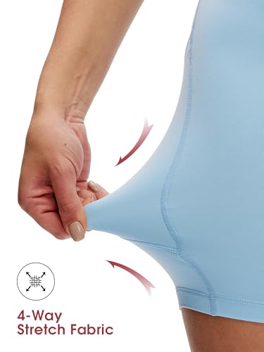 NANJI High Waisted Shorts with Pockets for Women - Buttery Soft Athletic Stretch Biker Shorts Casual, Workout, Running, Gym3