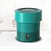 Mini Lavadora portátil Plegable Lavadora de turbina ultrasónica de 13L con ozono para Acampar Apartamentos Dormitorios Viaje de Negocios, Green-Ozone