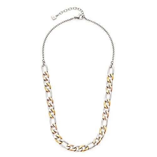 JEWELS BY LEONARDO Tricolore Halskette aus Edelstahl 1 Stück, Statement...