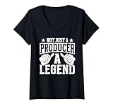 Photo Gallery donna funny profession quote producer maglietta con collo a v Photo Gallery donna funny profession quote producer maglietta con collo a v