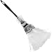 Skeleteen Feather Duster Maid Accessory - Soft White Cleaning Feather Dust Broom Costume Accessories Prop for Sexy French Maid Costumes