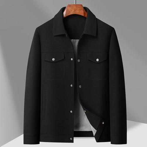 GUOYUXIAO Winter cotton coat plus velvet thickened jacket cotton coat jacket for men4