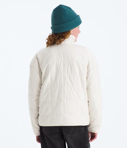 Image of THE NORTH FACE Girls Reversible Shasta Full Zip Jacket | Puffer Coat With Synthetic Insulation, Fleece Lined, Water Repellent