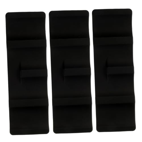 CHICAMPERA 3pezzi Portabottiglie per Frigorifero in Silicone Tappetini Anti-Scivolo per Birra e Soda Organizer Bevande Multiuso