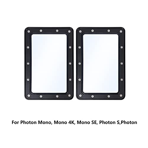 AOMUWKE Tanque de Resina de 2 Unidades para Photon Mono 4K, Cuba de Resina Plástica com Fep Pré-Inst
