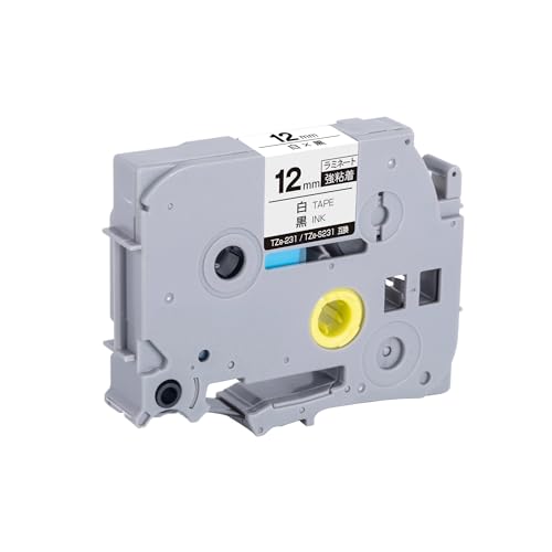 �u���U�[�p �s�[�^�b�` ���~�l�[�g�e�[�v TZe-S231 TZe-S231 12mm ���e�[�v ������ ���S�� �P�i �݊����x�� �e�[�v�J�[�g���b�W �e�[�v�J�Z�b�g TZe �e�[�v PT-9700PC PT-9800PCN PT-P900W PT-P91