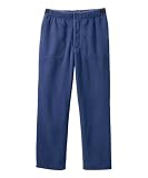 Silvert's Adaptive Clothing & Footwear Men's Fleece Magnetic Fly Pull-on Pants - Navy SMA