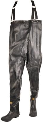 Herco Heavy Duty Rubber Men's Chest Waders (Black)