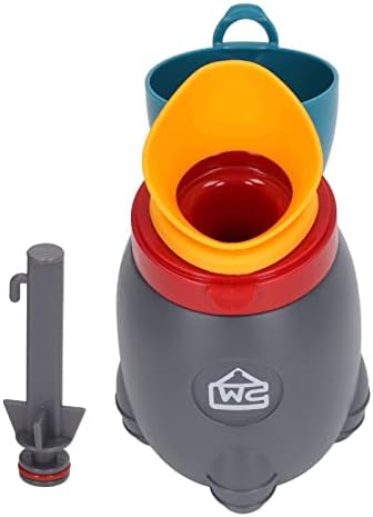 RiToEasysports Pee Training Cup, Portable Kids Urinal with 3 Fold Sealing Design for Boys Potty Training, Home Car Travelling (Deep Sea Blue) — view 7