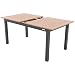 Produktbild Doppler Ausziehtisch Expert Holzoptik Anthrazit 150/210x90 I Gartentisch ausziehbar I Gartenmöbel Aluminium I Terassenmöbel außen I Outdoortisch für Terrasse & Balkon I Wetterfest & robust